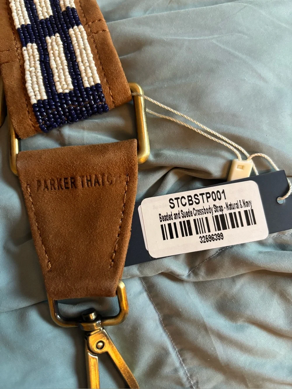 Parker Thatch Beaded and Suede Crossbody Strap - Picture 5 of 5